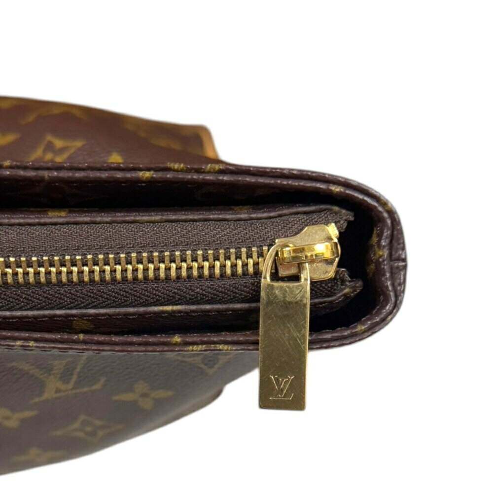LOUIS VUITTON Brown Monogram Canvas Tote Bag - Picture 10 of 11